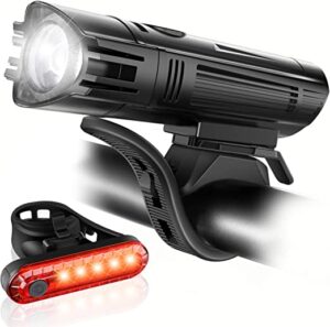 Ultra Bright USB Rechargeable Bike Light Set